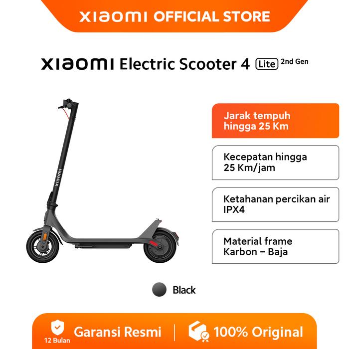 Gambar Official Xiaomi Electric Scooter 4 Lite | 2nd Generation - Scooter Only dari Xiaomi Indonesia undefined Tokopedia