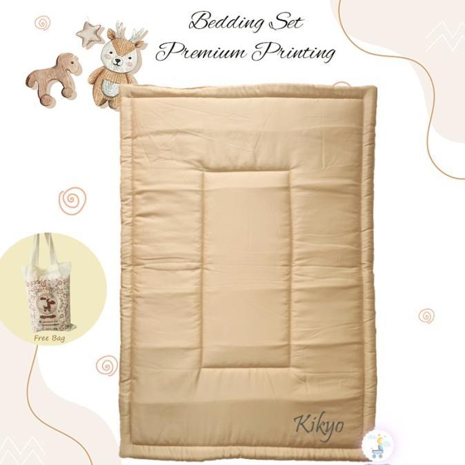 Gambar Bedcover Bayi Tencel Polos / Selimut Bayi Tencel - Soft Brown dari Dahlya Collection undefined Tokopedia