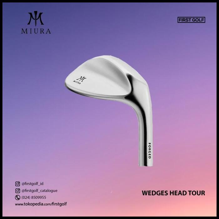 Gambar Miura Milled Tour Wedge Head Only Best Quality Asli 100% Original - Loft 48 dari rizalll store undefined Tokopedia