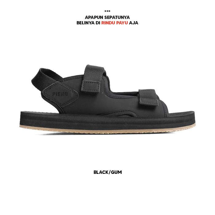 Gambar PIERO RYO KANEDA - Piero Sandals Original - Black/Gum, 42 dari Rindu Payu undefined Tokopedia