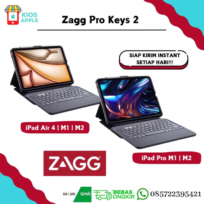 Jual Zagg Prokeys Pro Keys Wireless Keyboard Detachable Case