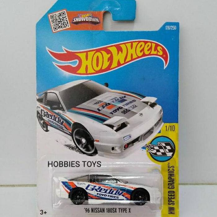 Gambar Hot Wheels / Hotwheels Reguler 96 Nissan 180SX Type X - Putih GREDDY dari Homeweels undefined Tokopedia