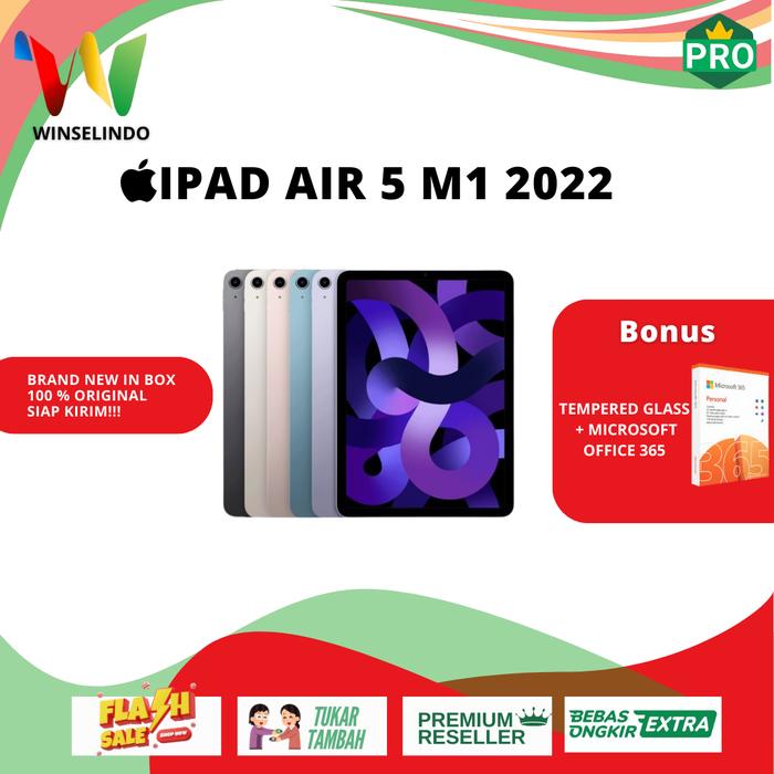Gambar Apple iPad Air 5 6 7 M1 M2 M3 5th 6th 7th Gen 10.9 11 13 inch 2022 2024 2025 64gb 128gb 256gb 512gb Wifi Only Cell - 64GB WIFI, Space Gray dari Winselindo undefined Tokopedia