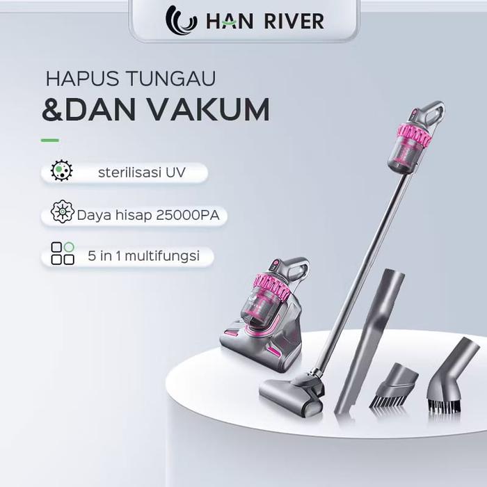 Gambar Han River Vacum Cleaner Multifungsi 20000Pa Penyedot Debu (HRXCQ03WT) - VACUM 5IN1 dari HEALTH CCARE undefined Tokopedia