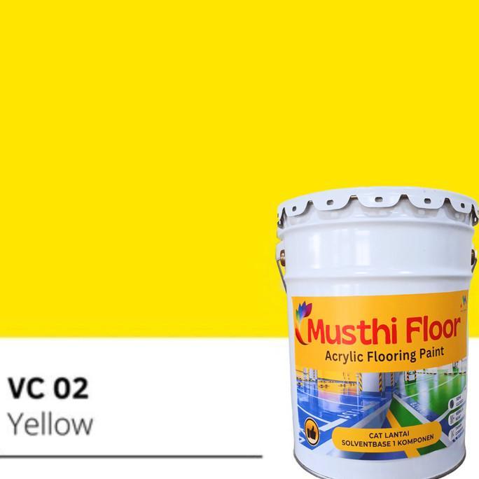 Gambar PROMO CAT LANTAI PABRIK CAT LANTAI GUDANG SOLVENTBASE SEKELAS EPOXY 20KG - VC02 YELLOW dari Pure Color ID undefined Tokopedia