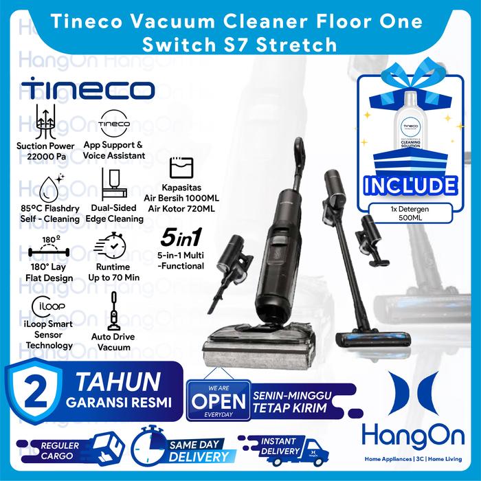Gambar Tineco Floor One Switch S7 Wet and Dry Cordless Vacuum Cleaner Multifungsi Vakum Penyedot Debu Lantai - S7 Stretch dari HangOn Official Store Kota Tangerang Tokopedia