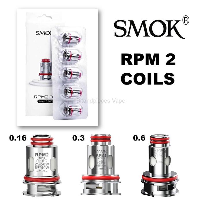 smok scar p5 coils SMOK RPM 2 RPM2 Coil For SCAR P3 / SCAR P5/ RPM 2 - 0,6 SATUAN di Eslite