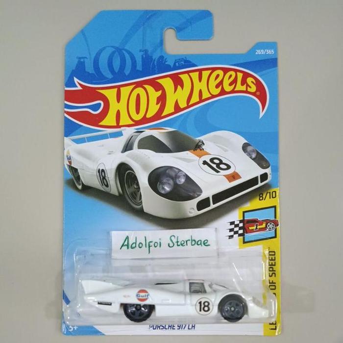 Gt3 Rs Hot Wheels - Factory ZAMAC Set 18 - Race Day Porsche 935