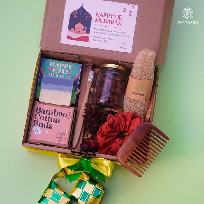 Gambar Personalized custom lebaran Hamper | idul fitri hamper murah - Joyful Eid, No Cookies dari Earthero undefined Tokopedia