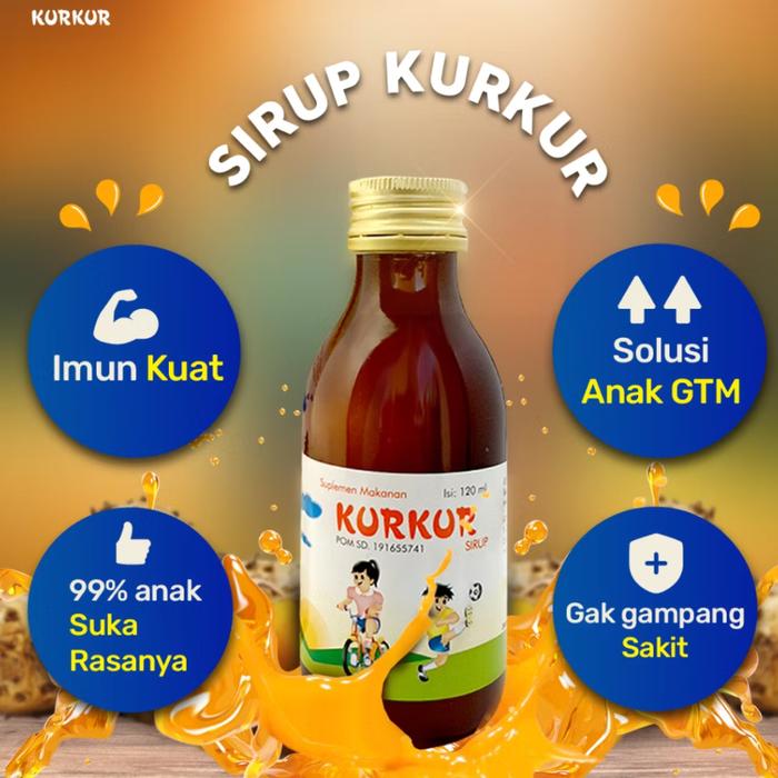 Gambar Kurkur sirup penambah nafsu makan dan imun anak dari winz-shop undefined Tokopedia