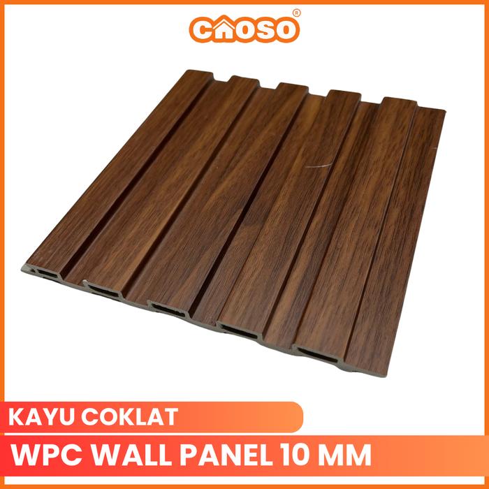 Gambar Wpc Wall Panel 10mm Sample Produk - Cokelat, 10cmx15CM dari CAOSO INTERIOR undefined Tokopedia