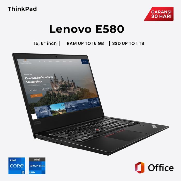 Promo Lenovo Thinkpad E580 Intel Core I7 Gen I Ram 16 Gb Ssd