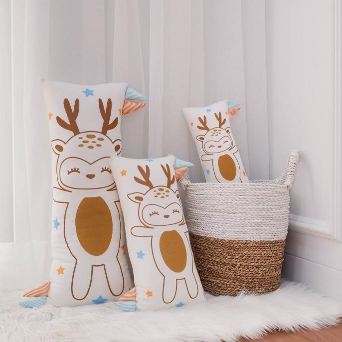 Gambar Hikarusa Big Deer Guling Bantal Anak Hikaru Bolster Tencel - S - 13cm x 30cm dari Dahlya Collection undefined Tokopedia