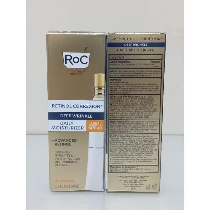 Gambar RoC Retinol Correxion Deep Wrinkle Daily Moisturizer SPF 30 dari alexxandra undefined Tokopedia