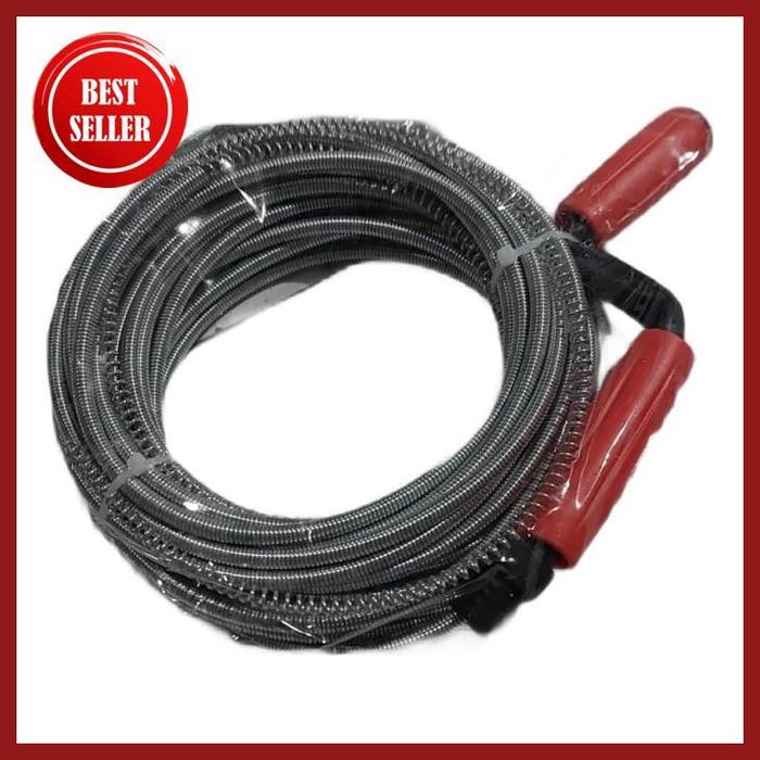 Gambar 10 meter alat pembersih saluran air mampet - kawat anti sumbat best produk - 5METER dari Deola Official undefined Tokopedia