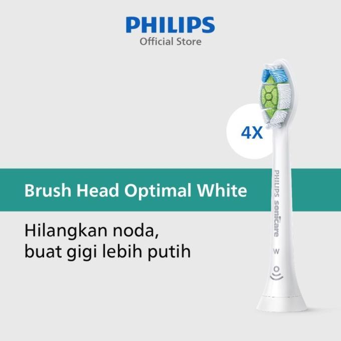 Gambar Philips Sonicare Brush Head 4 Pcs Hx6064 - Refill Kepala Sikat New - HX6064/67 Putih dari FreshShopKu undefined 4 Tokopedia