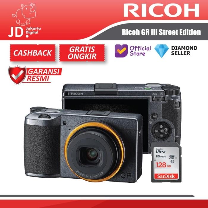 Ricoh GR III Street Edition Digital Camera Garansi Resmi PLUS 128GB - Main Image
