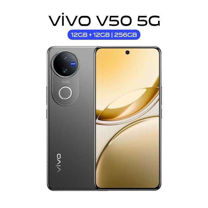 Gambar Vivo V50 5G 12/512GB 12/256 ZEISS Professional Portrait 6000mAh Blue-V Batt 90W FlashCharge - BLACK 12/256 dari Maintech Gadget undefined Tokopedia
