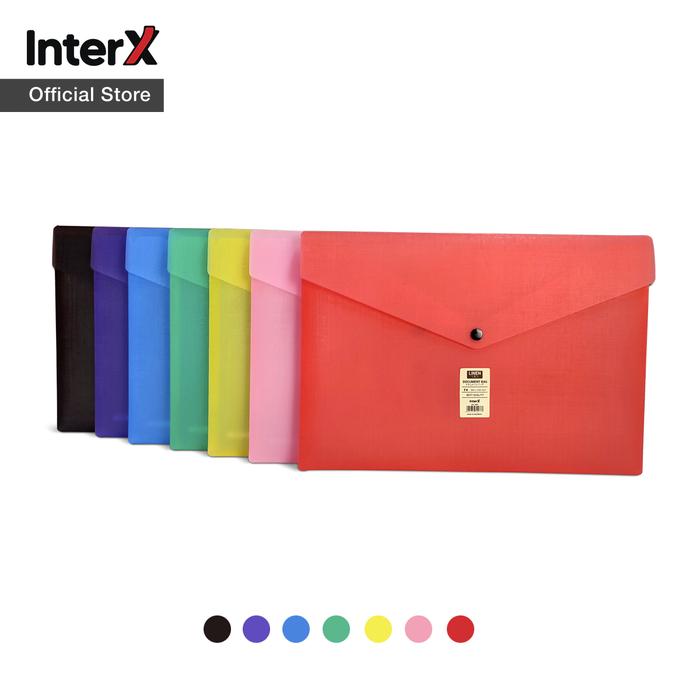 Intrex Folder Promo InterX Folder Document Bag Linen Series / Map Arsip Dokumen ...