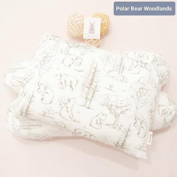Gambar Tersediaa --- Carrol Baby Pillow & Bolster Baby Tencel - Bantal Guling Tencel Baby - Set Bantal Guling Baby - Bear Woodlands, Bolster dari simbul99 undefined Tokopedia