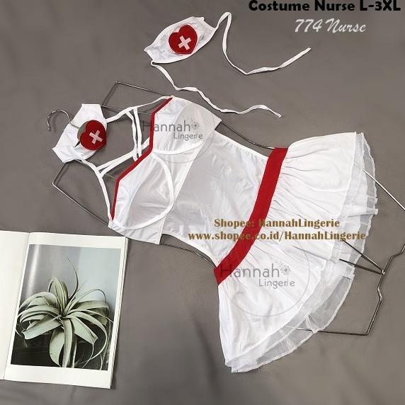 Gambar Premium Lingerie 3Xl Xxl L Kostum Seksi Costume Sexy Perawat / Nurse / Suster Cosplay Baju Dinas Depan Suami Super Hot 744 - SexyNurse 774, Elastis S-L dari DalamoStore undefined Tokopedia