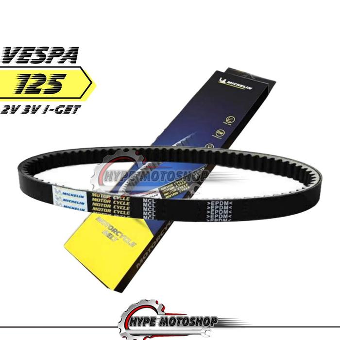 Gambar Michelin Van Belt Vbelt V-Belt V Belt Vespa Matic Piaggio Vespa Sprint / Primavera / Lx / S 125 & 150 2V 3V I-Get - VESPA 125 dari grosir vhala64 undefined Tokopedia