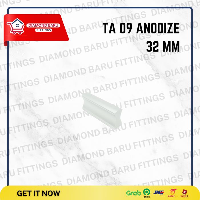 Gambar Tarikan Huben TA 09 Anodize Tarikan Laci Kabinet Lemari - 32 mm dari Diamond Baru Fittings undefined Tokopedia