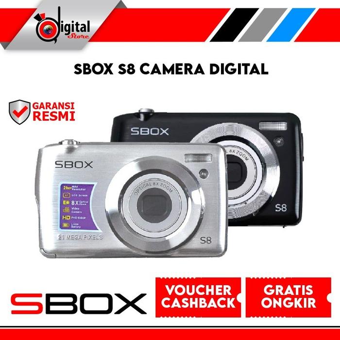 Gambar SBOX S8 Camera Digital / Kamera Pocket SBOX S8 - Sbox S8, Black dari digitalstore86 undefined Tokopedia