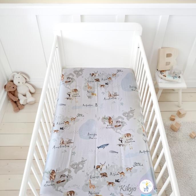 Gambar sedia -/- Sprei Bayi Tensel Kaarra Custom Sprei Matras Bayi Baby Bedsheet Baby - Sprei 100x150 dari kopi571 undefined Tokopedia
