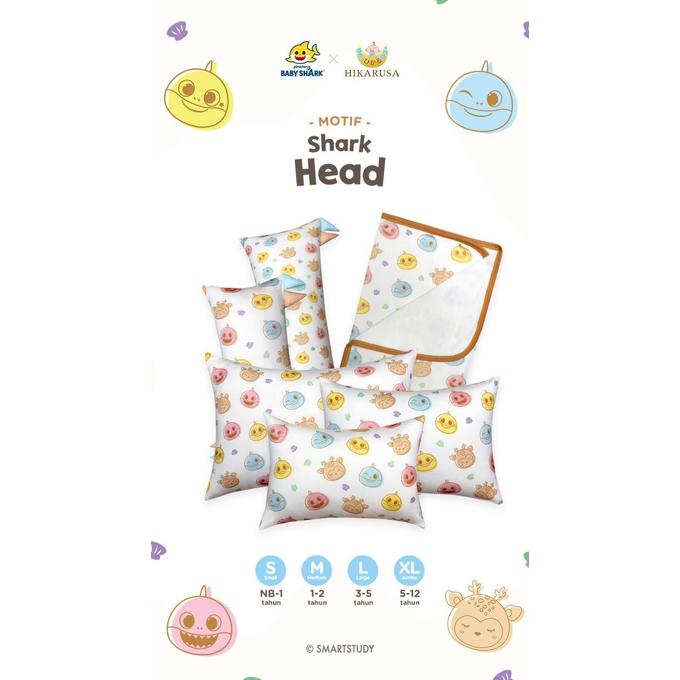 Gambar Bantal / Pillow Hikarusa Baby Shark Jumbo Tencel Bamboo - Shark Head, Jumbo dari Dahlya Collection undefined Tokopedia