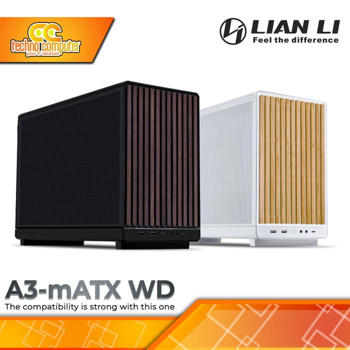 Gambar CASING LIAN LI A3-mATX-WD Wood Edition - Mini Tower Steel Mesh mATX Case dari Techno Computer Bali undefined Tokopedia