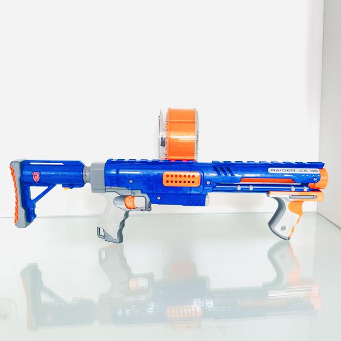 Raider Cs35 Cs 35 Nerf Nerf N Strike Blue Elite Hail Fire Blaster