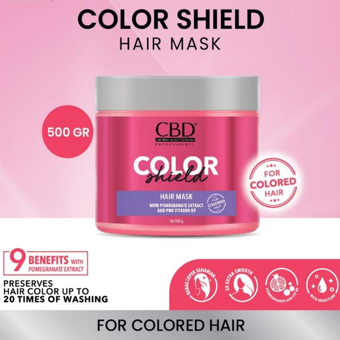 Gambar CBD Hair Mask Keratin / Color Shield / Collagen / Masker Rambut 500gr - MASKER COLOR dari Deefanshop undefined Tokopedia