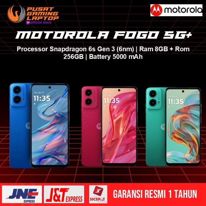 Gambar Motorola Fogo 5G+ Plus 8GB 256GB Garansi Resmi Indonesia - NON PAKET dari PUSAT GAMING LAPTOP undefined Tokopedia