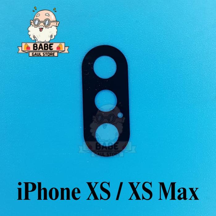 Gambar Kaca Lensa Kamera iPhone X XR XS XS Max Lens Kaca Camera Belakang original - iP XS / XS Max dari BABE GAUL STORE 01 undefined Tokopedia