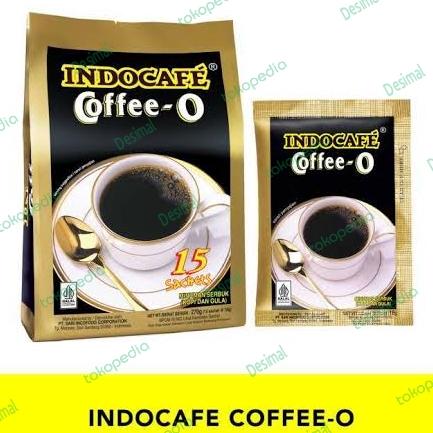 Gambar INDOCAFE Coffee O 18g – Kopi Hitam + Gula Tanpa Ampas // not Coffeemix dari DESIMAL.ID undefined Tokopedia