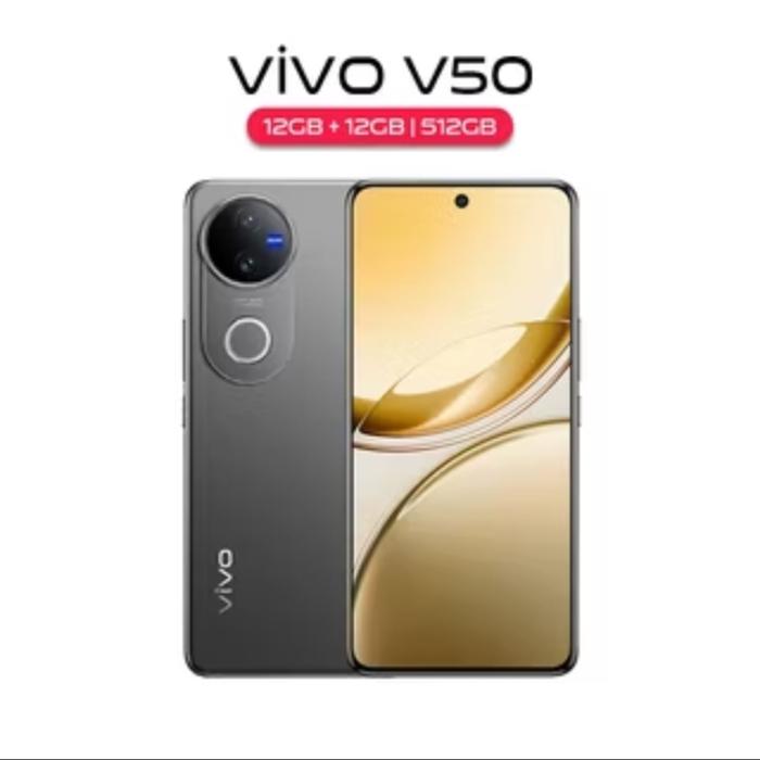 Gambar VIVO  V50 12/256 5G Snapdragon 7 Gen 3 Zeiss Cam 50Mp New Garansi Resmi - 12/256 5G black dari Adi Cell88 undefined Tokopedia