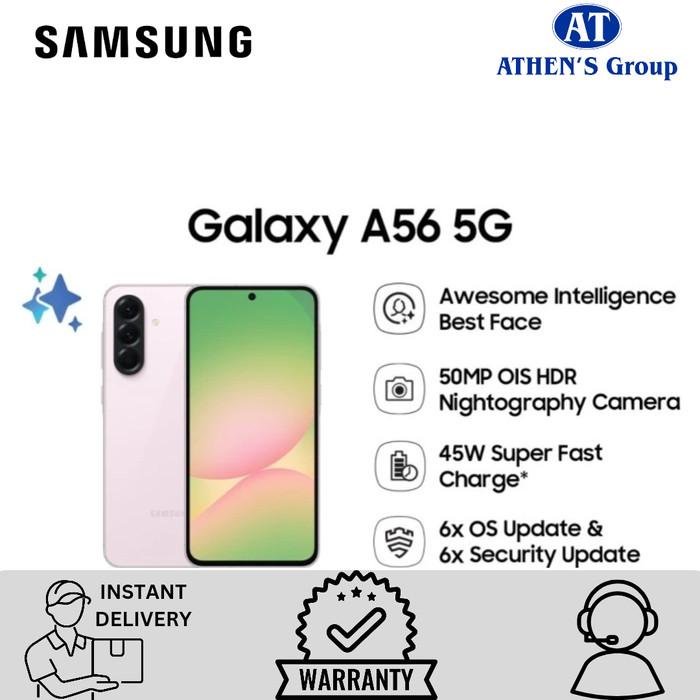 Gambar Samsung Galaxy A56 5G 12/256GB - Pink dari Athens Celullar undefined Tokopedia
