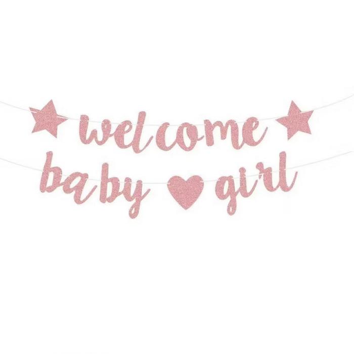 Gambar Banner Backdrop Spanduk // Happy Anniversary Love // Dekorasi Pesta Decoration Pink Paper Banner // anniversary// It's a boy // it's a girl // boy or girl // baby shower // gender reveal// - Pink/ Girl dari Honeypack undefined Tokopedia