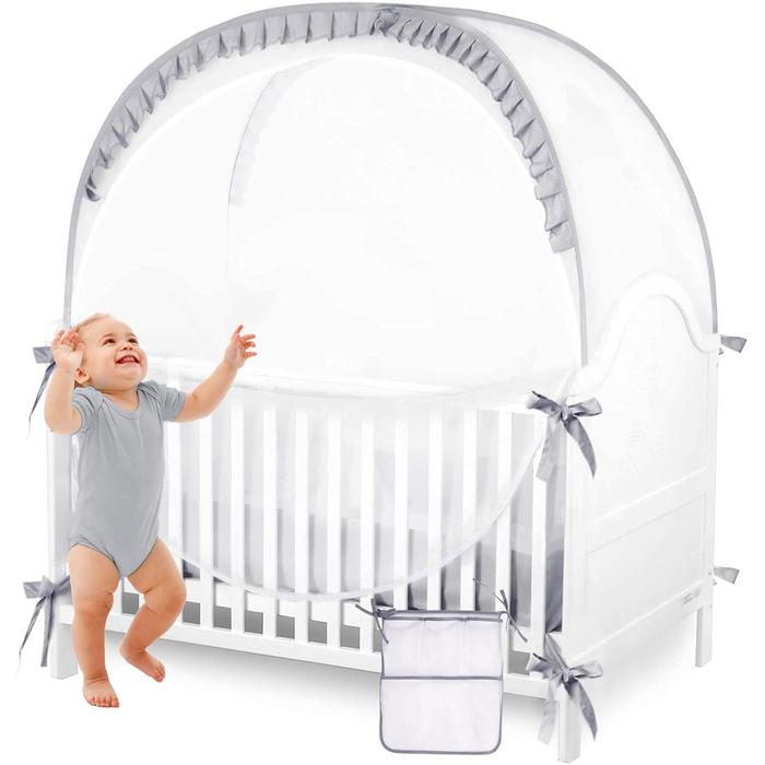 Jual Baby Safety Crib Tent Infant Pop up Mosquito Net Nursery Bed
