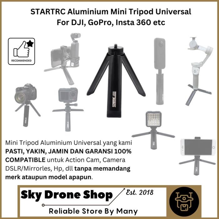 Jual Mini Tripod Aluminium Alloy Universal DJI Osmo Pocket DJI