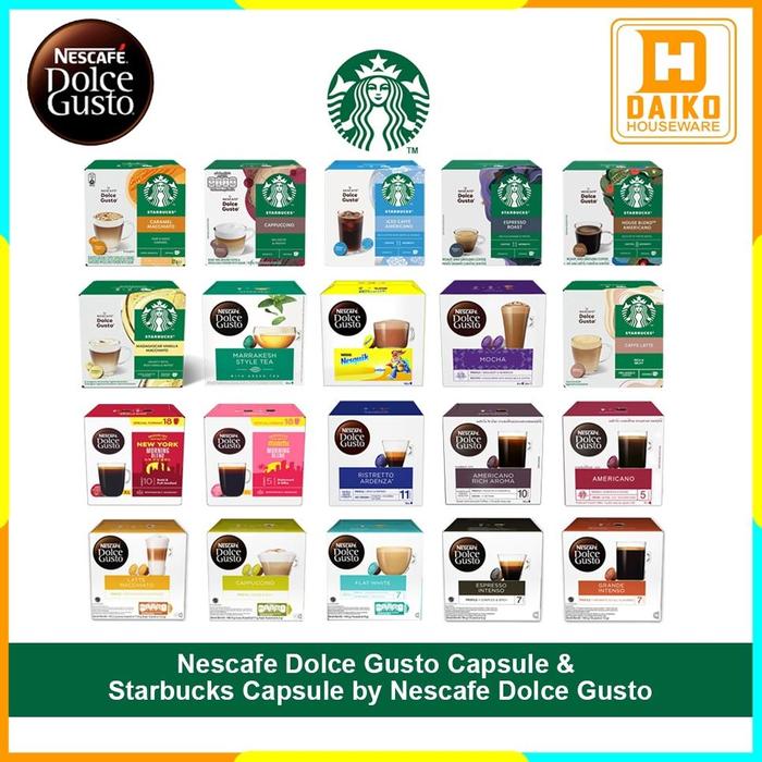 Jual Ready Capsule Ndg Nescafe Dolce Gusto Starbucks Coffee Box