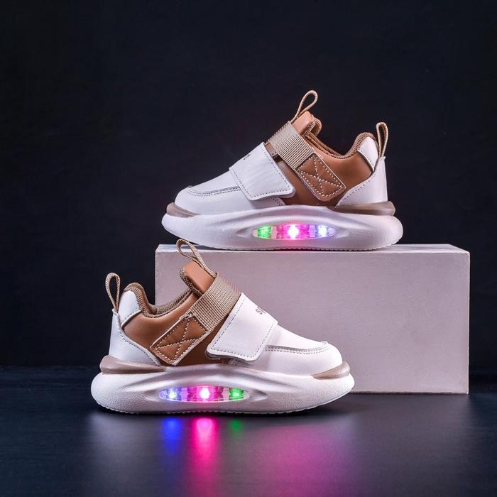 Gambar sepatu anak import LED original - Cokelat, 24 dari TANGERANG_STORE2 undefined Tokopedia
