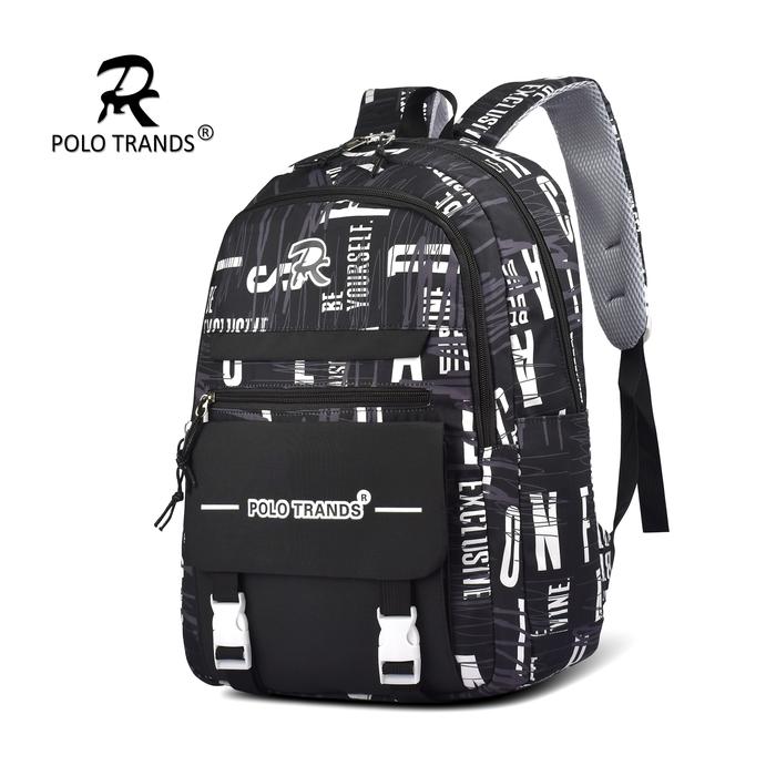 Gambar Polo Trands Tas Sekolah Tas Ransel Anak K 63369 Tas Sekolah Anak - Black dari Polo Trands undefined Tokopedia