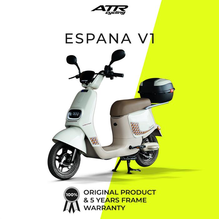 Gambar Sepeda Listrik E-MOPED 14" UNITED ESPANA V1 (25) - CRM-RDOR dari ATRCycling undefined Tokopedia