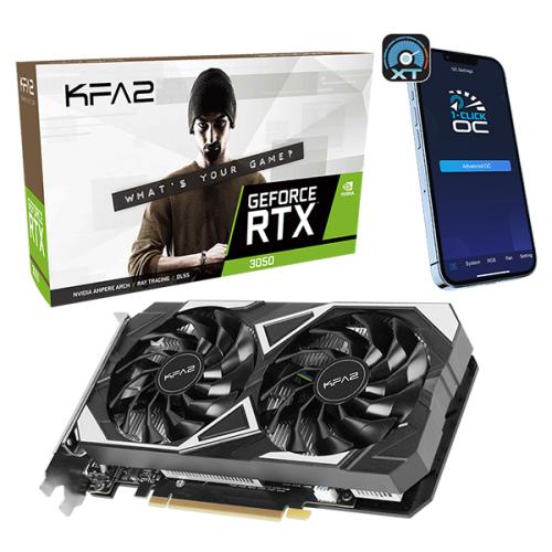 Promo VGA Card Galax NVIDIA RTX 3050 Ex 1-Click OC 6GB GDDR6 HDMI