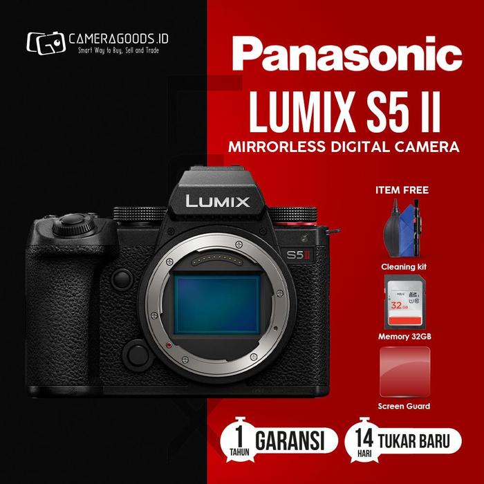 Gambar Panasonic Lumix S5Ii Lumix S5 Ii S5 Mark 2 Mirrorless Camera Dc-S5Ii Terbaru Best Quality Asli 100% Original - Body Only dari Nanginkebab undefined Tokopedia