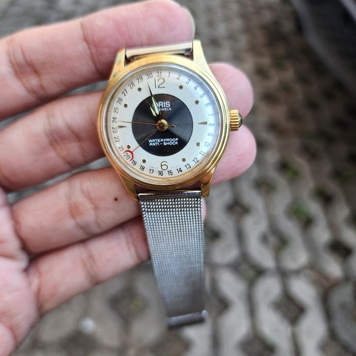Jual oris pointer date manual windings Jakarta Pusat