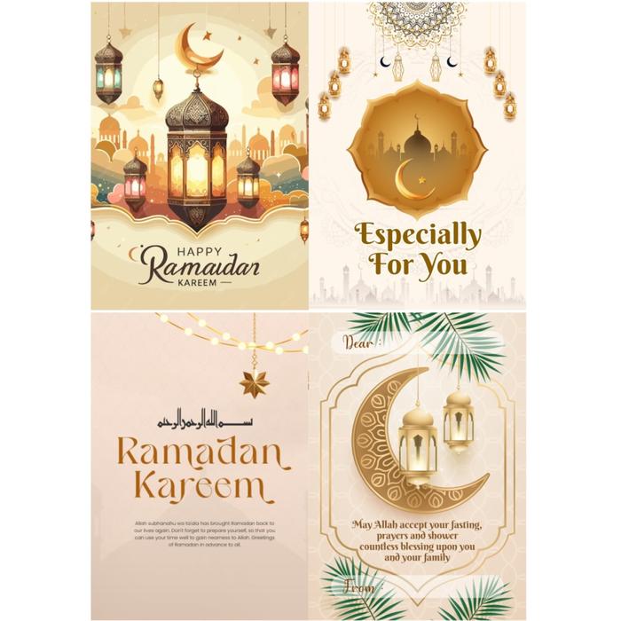 Gambar Kartu ucapan greeting card hampers lebaran idul fitri ramadan - Ramadhan dari Sugarmood Jakarta undefined Tokopedia