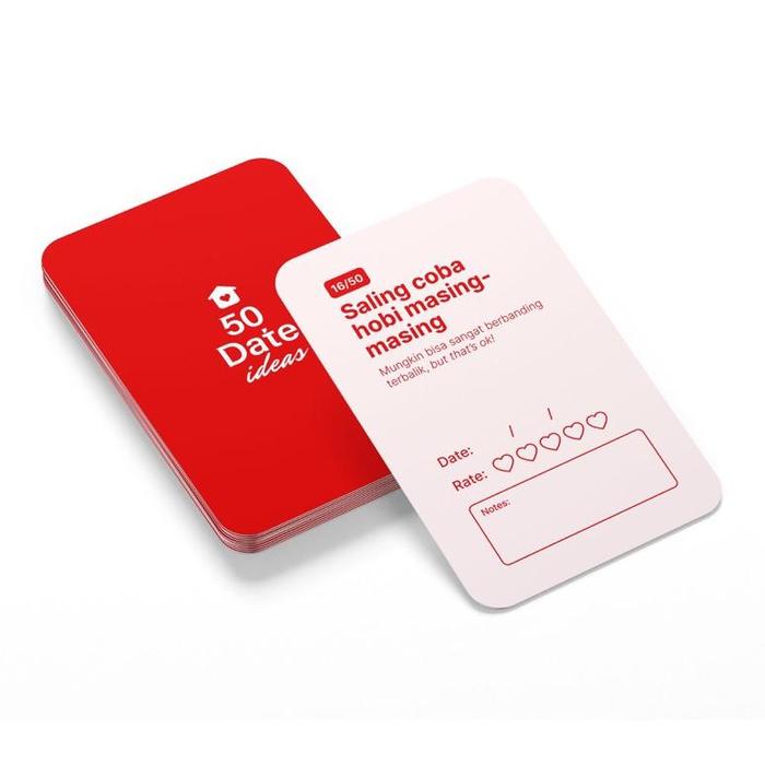 Gambar KARTU 50 DATE IDEAS - COUPLE GAME CARDS - Kartu ONLY dari ZaffCa33 undefined Tokopedia